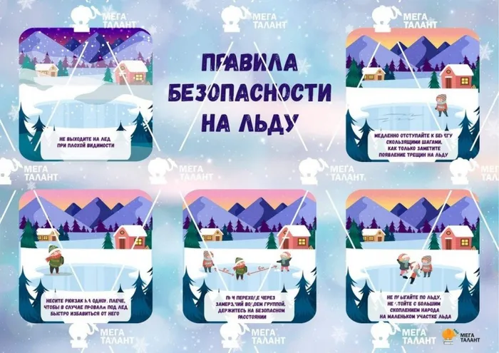 ПАМЯТКА по правилам безопасности на льду